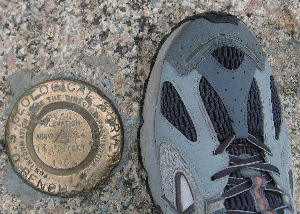 A foot to prove I hiked to 14,258 feet.